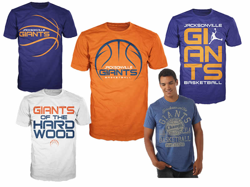 Jacksonville Giants T-Shirt Designs - Ditibit Website Design / SEO ...